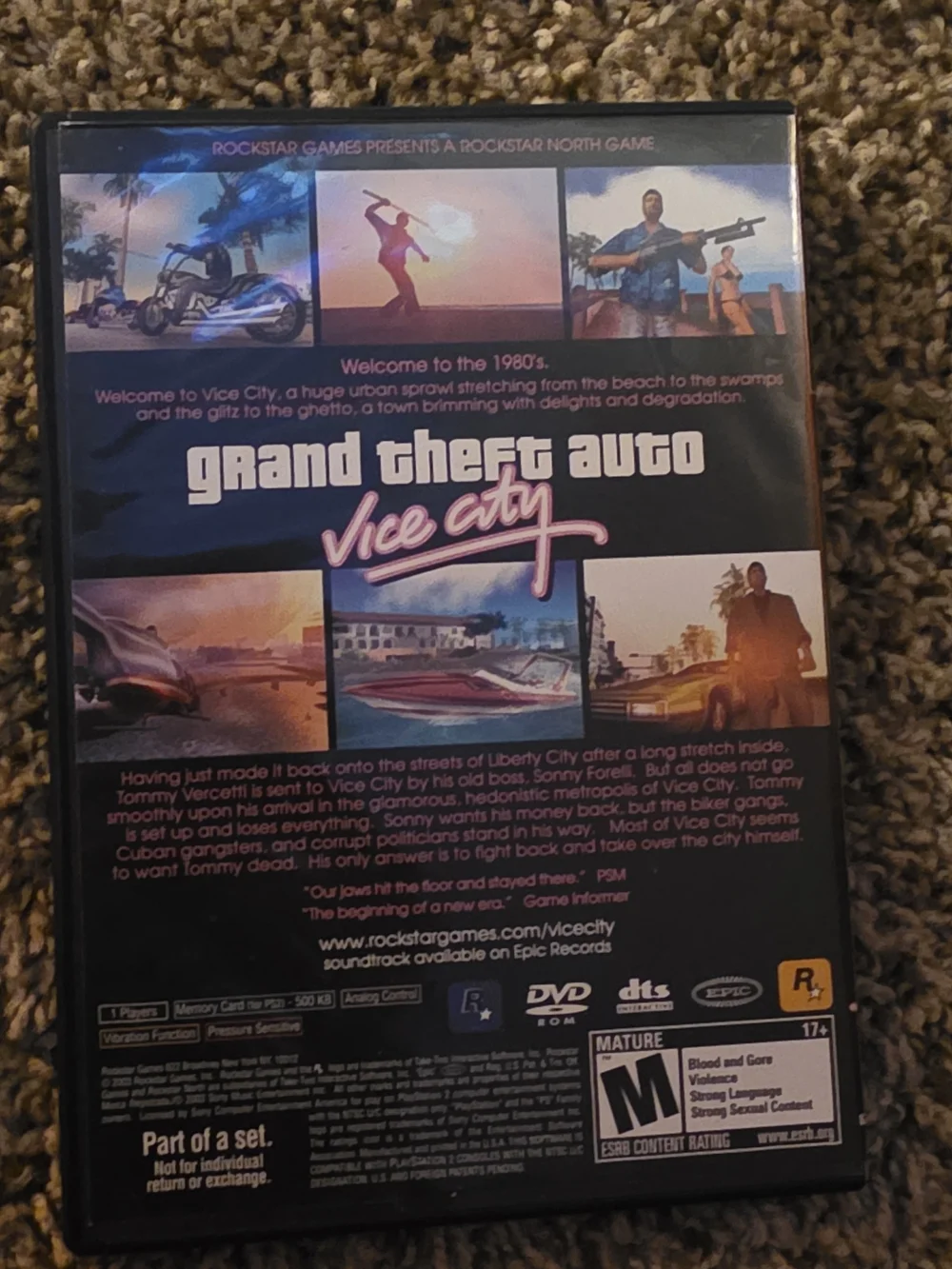 PlayStation 2 Video Game - Grand Theft Auto: Vice City